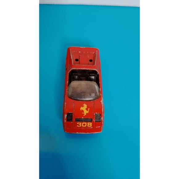VINTAGE DIE CAST FROM H.O.TRAIN JUNK YARD FERRARI 308  CAR VEHICLE - Picture 6 of 7
